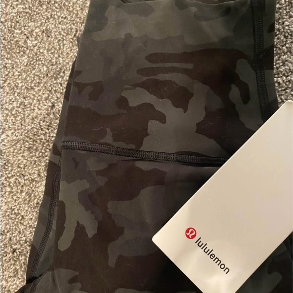 Lululemon Black Camo Leggings